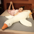 Cute Huge Goose Side Sleep Body Pillow 50-160cm Stuffed Animal Sleeping Pillow Classmate Girlfriend Birthday Gift Festival Gifts