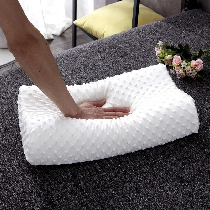 Memory Foam Pillow for Sleeping Adjustable Side Sleeper Pillow for Neck Shoulder Pain Relief Orthopedic Contour Pillow
