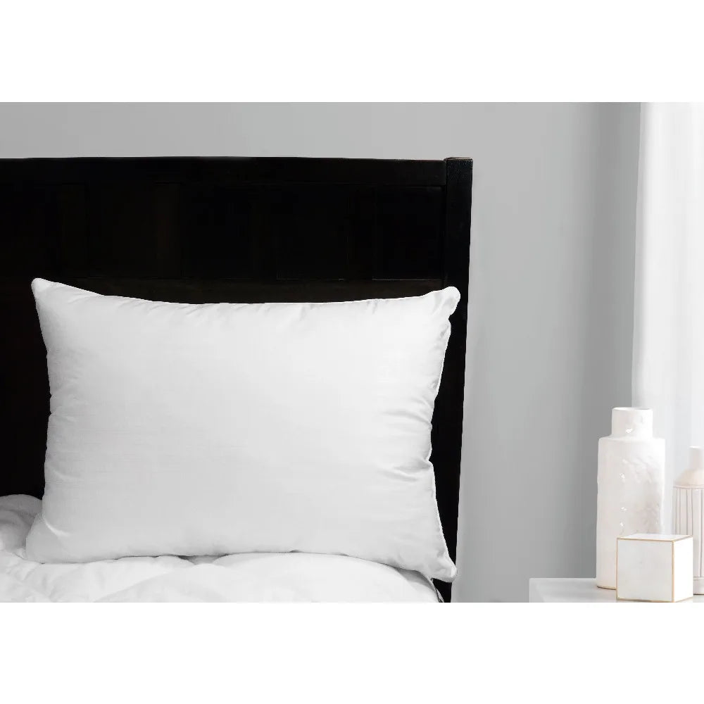 Comfort Complete Bed Pillow Standard Queen Size 2 Pack Set Premium Support for Sleeping