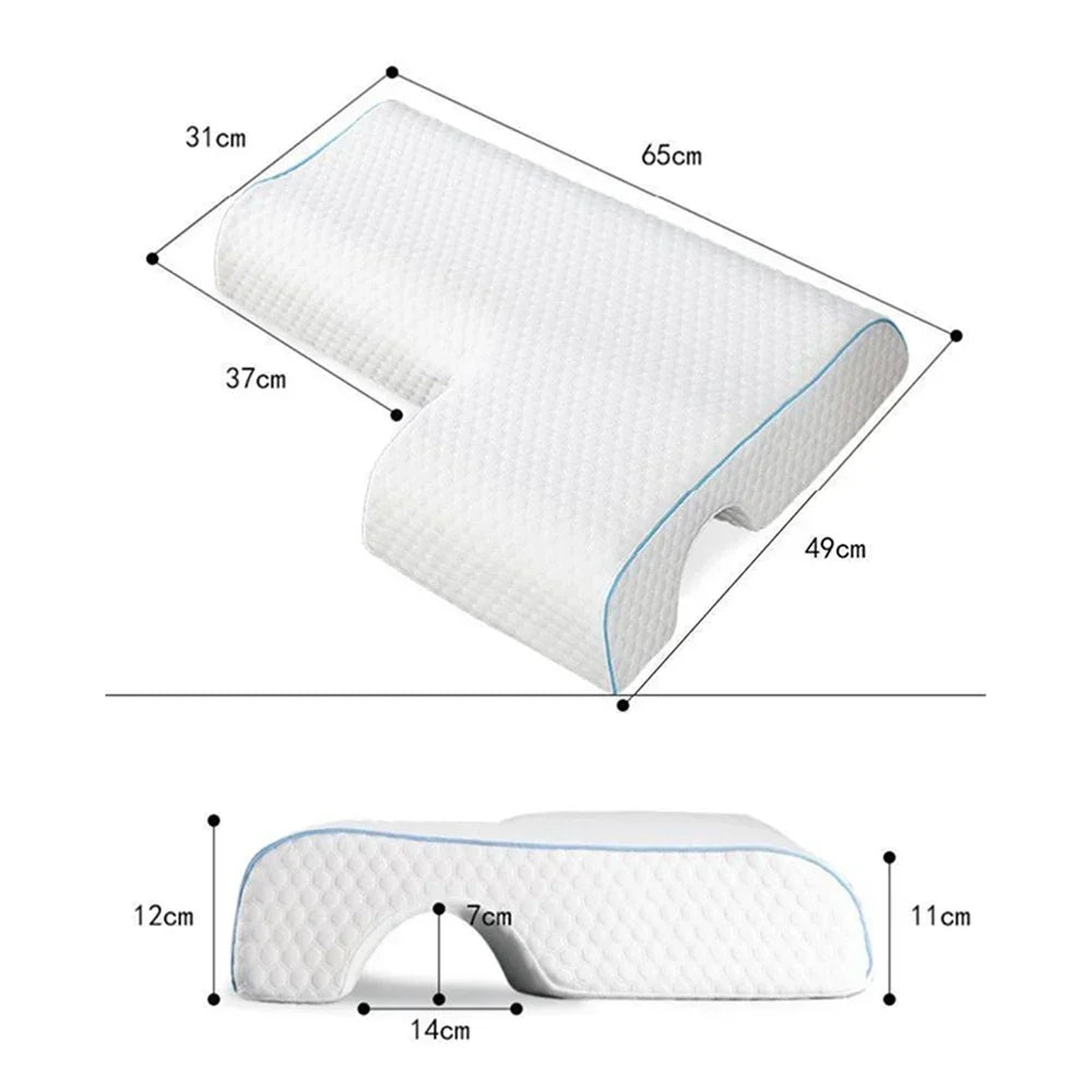 Memory Foam Pillow Comfort Couples Hugging Pillow, Anti Hand Pressure Side Sleep Slow Rebound Pillow Perfect Gifts Arm Rest Slee