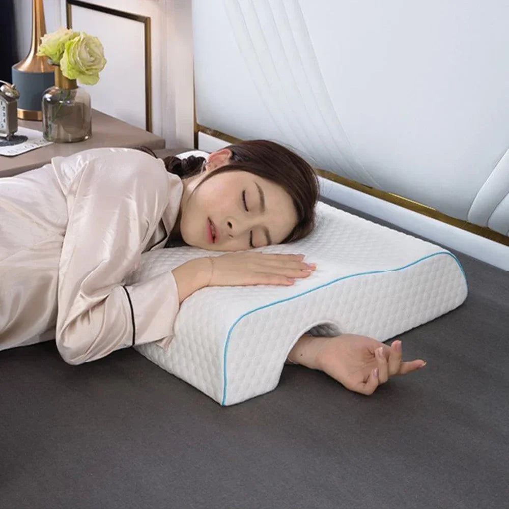 Memory Foam Pillow Comfort Couples Hugging Pillow, Anti Hand Pressure Side Sleep Slow Rebound Pillow Perfect Gifts Arm Rest Slee